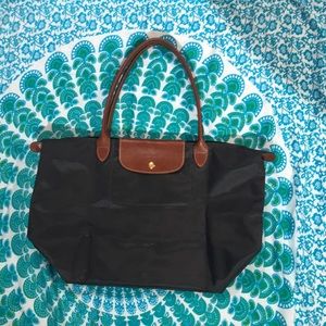 Large gray Long Champ